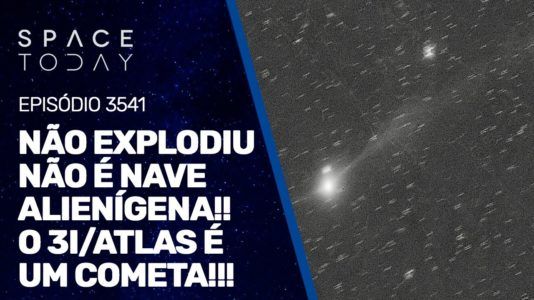 NÃO EXPLODIU!!! NÃO É NAVE ALIENÍGENA!!! O 3I/ATLAS É UM COMETA!!!