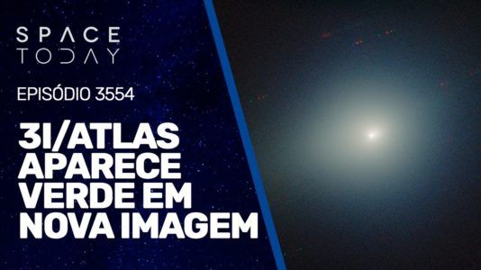 3I/ATLAS APARECE VERDE EM NOVA IMAGEM!!!