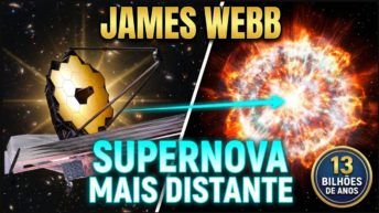JAMES WEBB ESMAGA SEU PRÓPRIO RECORDE E DETECTA A SUPERNOVA MAIS DISTANTE DO UNIVERSO!!!