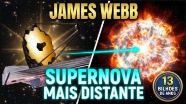 JAMES WEBB ESMAGA SEU PRÓPRIO RECORDE E DETECTA A SUPERNOVA MAIS DISTANTE DO UNIVERSO!!!