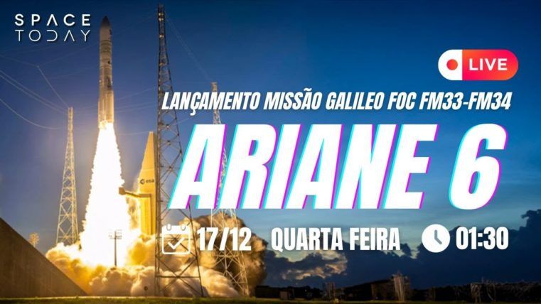 LANÇAMENTO ARIANE 6 | MISSÃO GALILEO FOC FM33-FM34