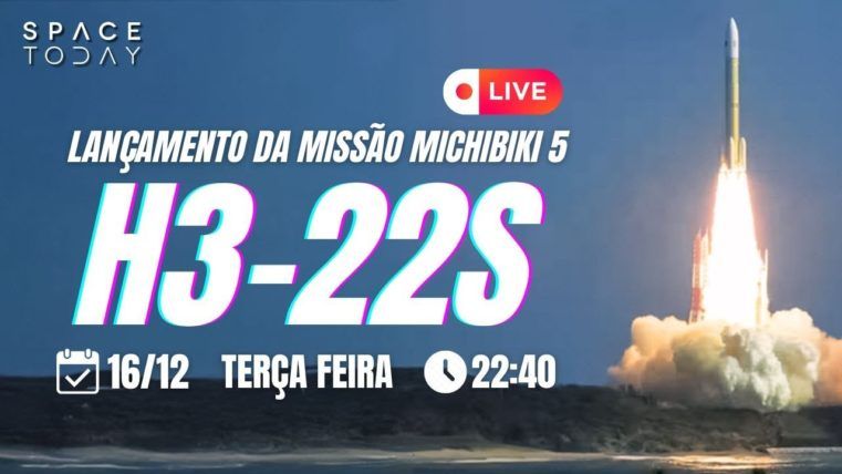 LANÇAMENTO DO FOGUETE JAPONÊS H3-22S | MISSÃO MICHIBIKI 5