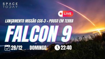 LANÇAMENTO FALCON 9 COM POUSO EM TERRA!! | MISSÃO CSG-3 | 2ª TENTATIVA