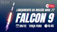 LANÇAMENTO SECRETO DO FALCON 9 COM POUSO EM TERRA! | MISSÃO NROL-77