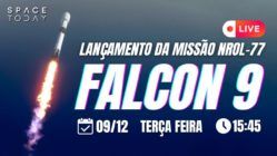 LANÇAMENTO SECRETO DO FALCON 9 COM POUSO EM TERRA! | MISSÃO NROL-77