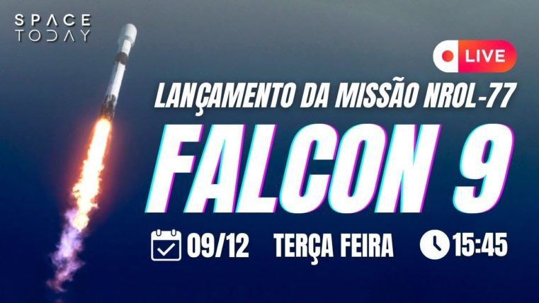 LANÇAMENTO SECRETO DO FALCON 9 COM POUSO EM TERRA! | MISSÃO NROL-77