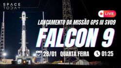 LANÇAMENTO FALCON 9 | MISSÃO GPS III SV09