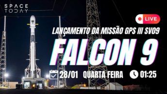 LANÇAMENTO FALCON 9 | MISSÃO GPS III SV09