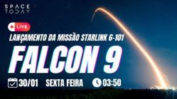 LANÇAMENTO FALCON 9 | STARLINK 6-101