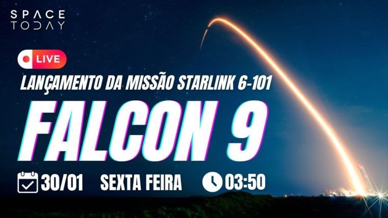LANÇAMENTO FALCON 9 | STARLINK 6-101