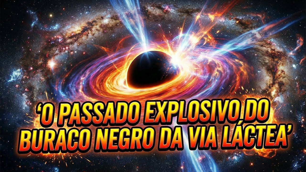 O PASSADO EXPLOSIVO DO BURACO NEGRO DA VIA LÁCTEA