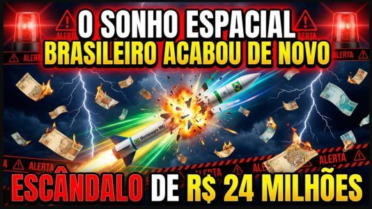 O SONHO ESPACIAL BRASILEIRO ACABOU DE NOVO - O ESCÂNDALO DE 24 MILHÕES DE REAIS!!!