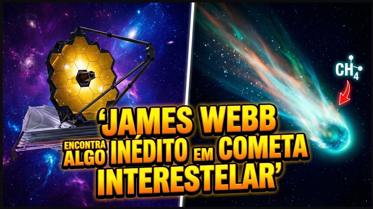 JAMES WEBB ENCONTRA ALGO INÉDITO EM COMETA INTERESTELAR