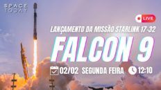 LANÇAMENTO FALCON 9 | STARLINK 17-32