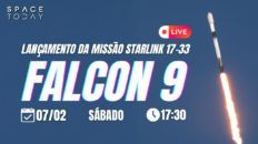 LANÇAMENTO FALCON 9 | STARLINK 17-33