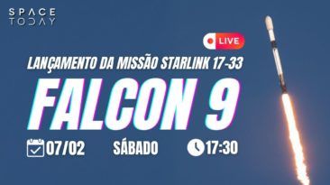 LANÇAMENTO FALCON 9 | STARLINK 17-33