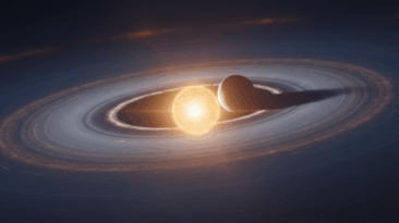 Um berçário estelar: um disco protoplanetário onde a dança gravitacional de um planeta gigante recém-nascido orquestra 'armadilhas de poeira', os locais de formação dos blocos construtores de planetas.