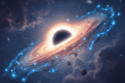 No coração de uma galáxia jovem, um buraco negro supermassivo brilha intensamente, desafiando as expectativas de coevolução cósmica no universo primordial.