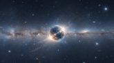 Mensageiros cósmicos: Um núcleo atômico ultra-pesado cruza o espaço intergaláctico, carregando segredos de eventos astrofísicos cataclísmicos.