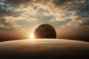 O Sol emerge no horizonte ocidental de Vênus, um espetáculo que desafia a norma cósmica e inspira a busca por vida em exoplanetas distantes.