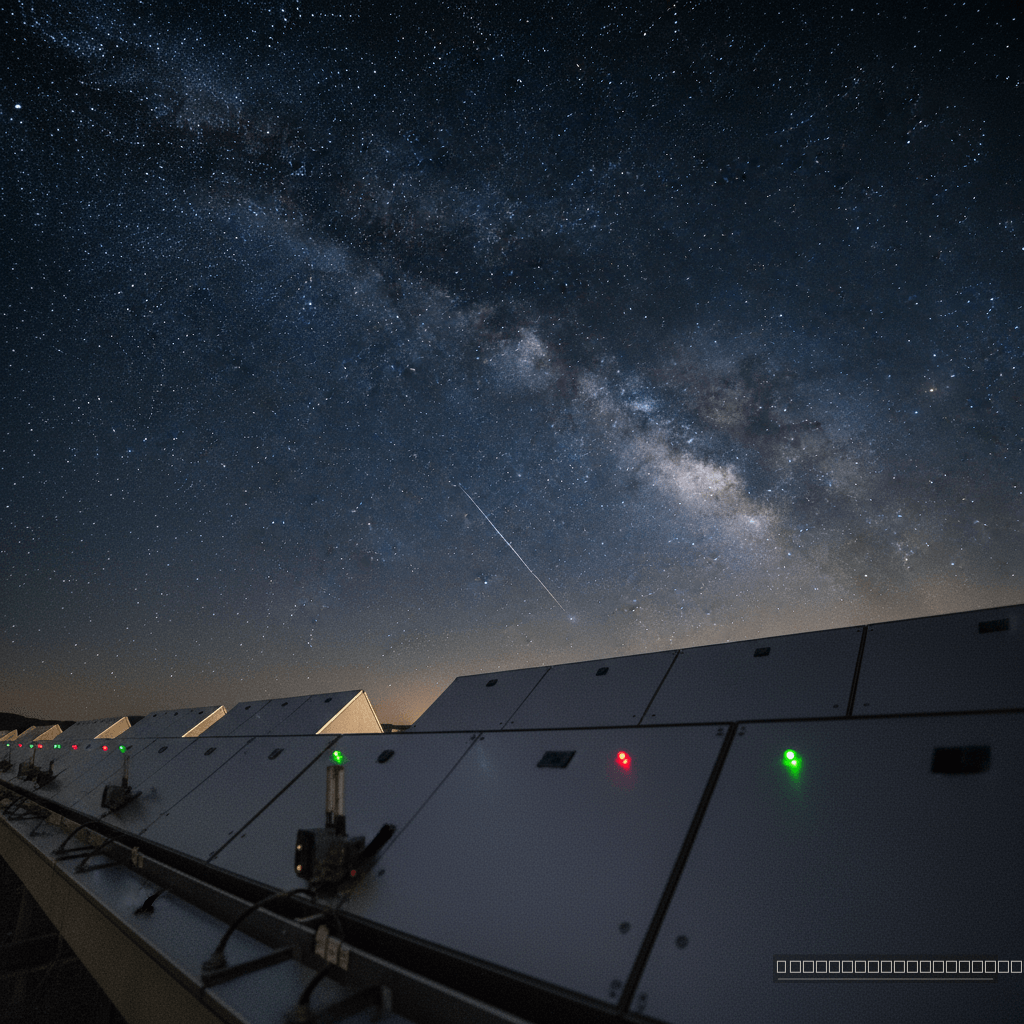 No deserto de Utah, o Telescope Array capta a assinatura de partículas cósmicas ultra-energéticas, como a misteriosa Amaterasu.
