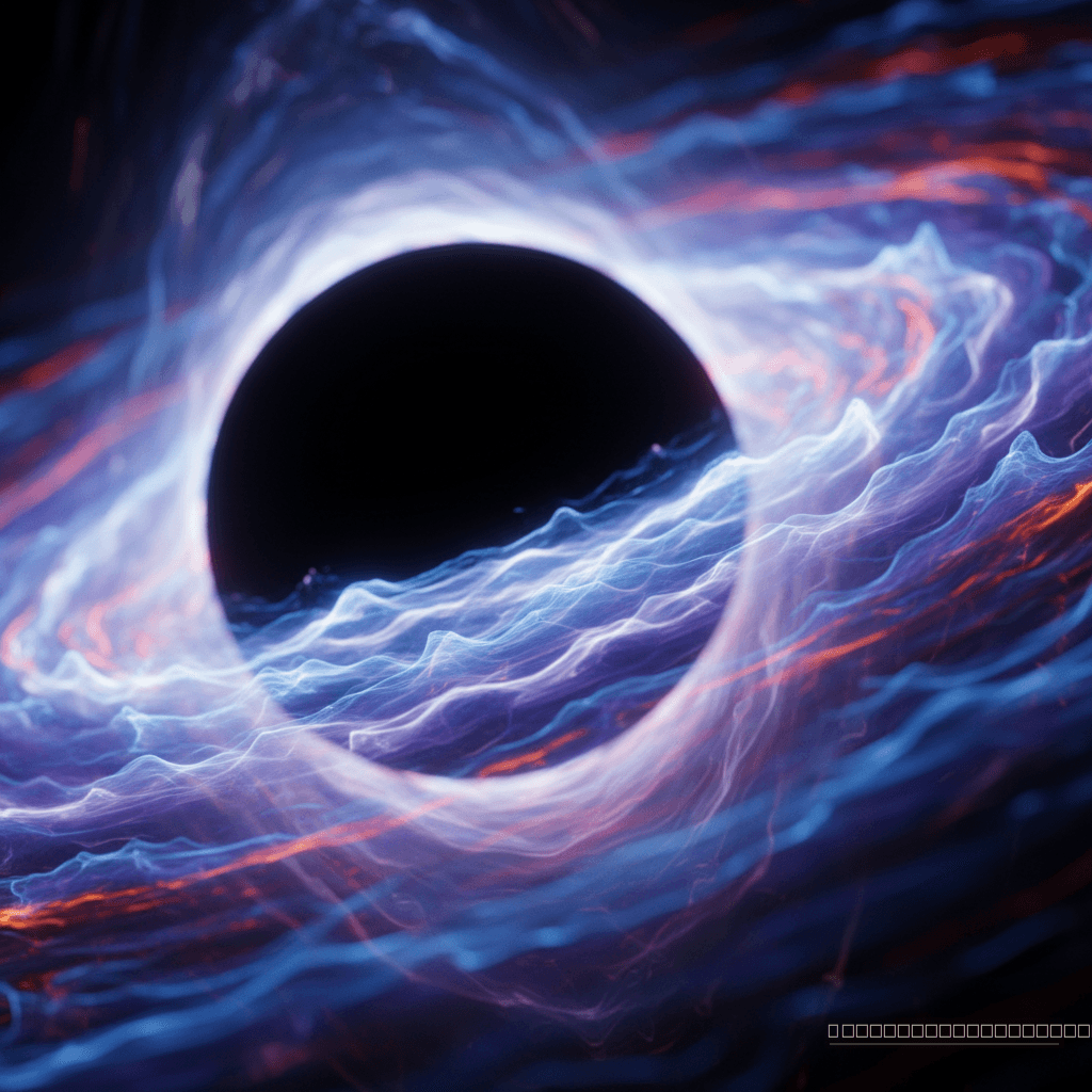 Gás turbulento da Região de Linha Larga (BLR) orbita um buraco negro supermassivo em movimento, cujas linhas espectrais revelam a velocidade do colosso cósmico.