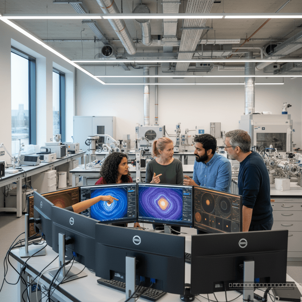 No Max Planck Institute em Göttingen, a equipe de Gurrutxaga desvenda os segredos da formação planetária, usando modelos computacionais para simular a dinâmica dos discos protoplanetários.