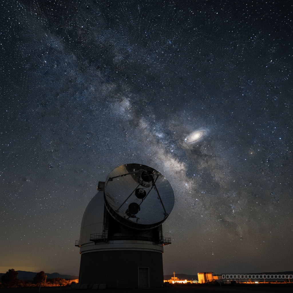 O telescópio Zwicky Transient Facility (ZTF) no Observatório Palomar, Califórnia, o 'caçador de transientes' que primeiro detectou a luz anômala da SN 2023vbw.